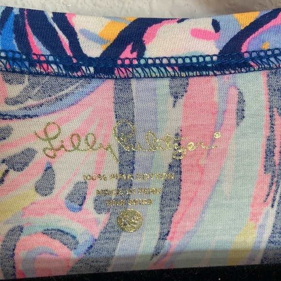 LILLY Pulitzer Multicolor Floral Preston Shift Dress Size XS - Picture 2 of 3